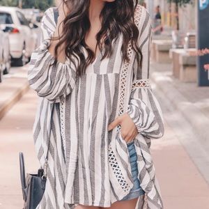 V-neck tunic